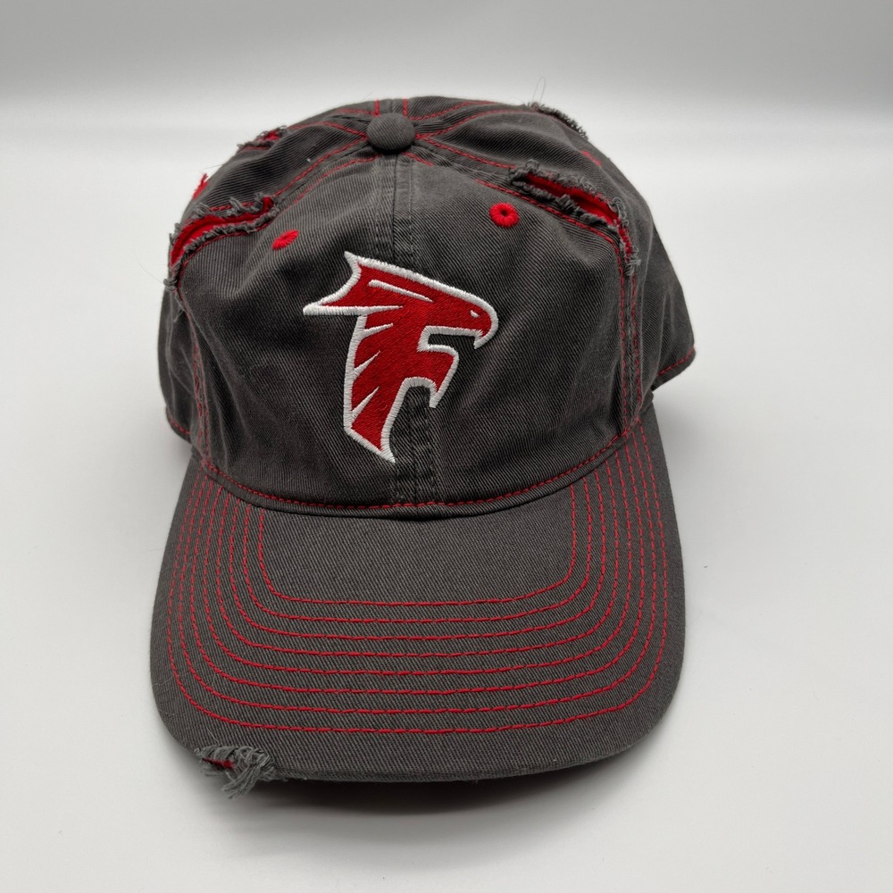 District Hat‎ Mens OSFA Gray Atlanta Falcons Distressed Baseball Cap DT612 NFL